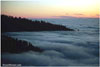 Photo of Big Sur from above the clouds