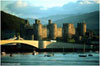 Photo of Conwy Castle in Wales at sunset